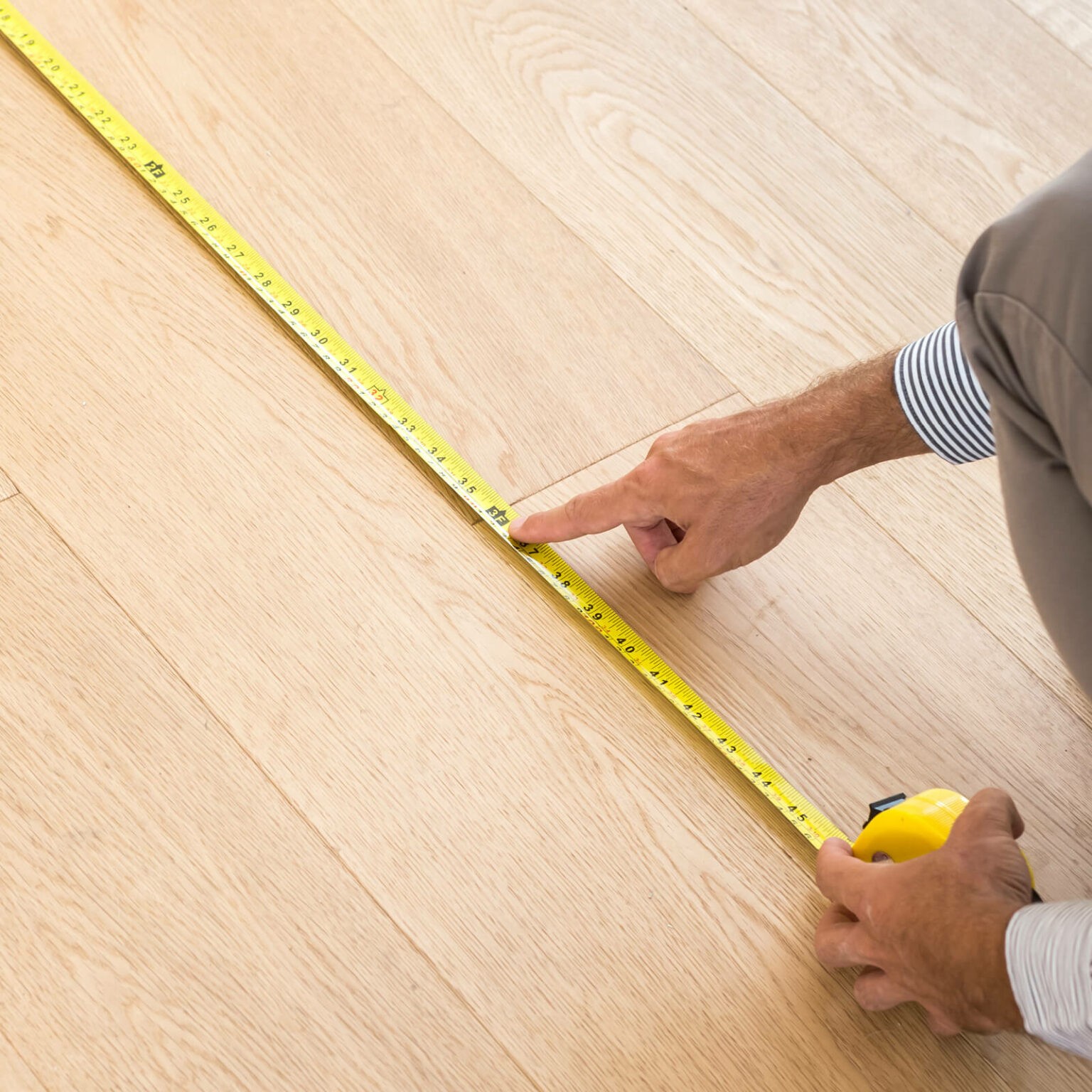 Floor measurement | Hadinger Flooring